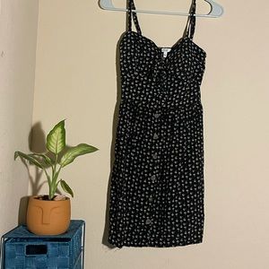 Floral black  spring dress
